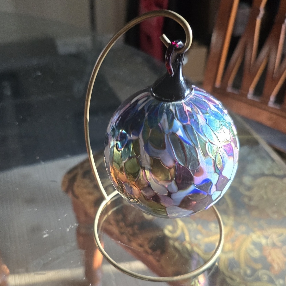 Colorful Glass Hanging Ornament